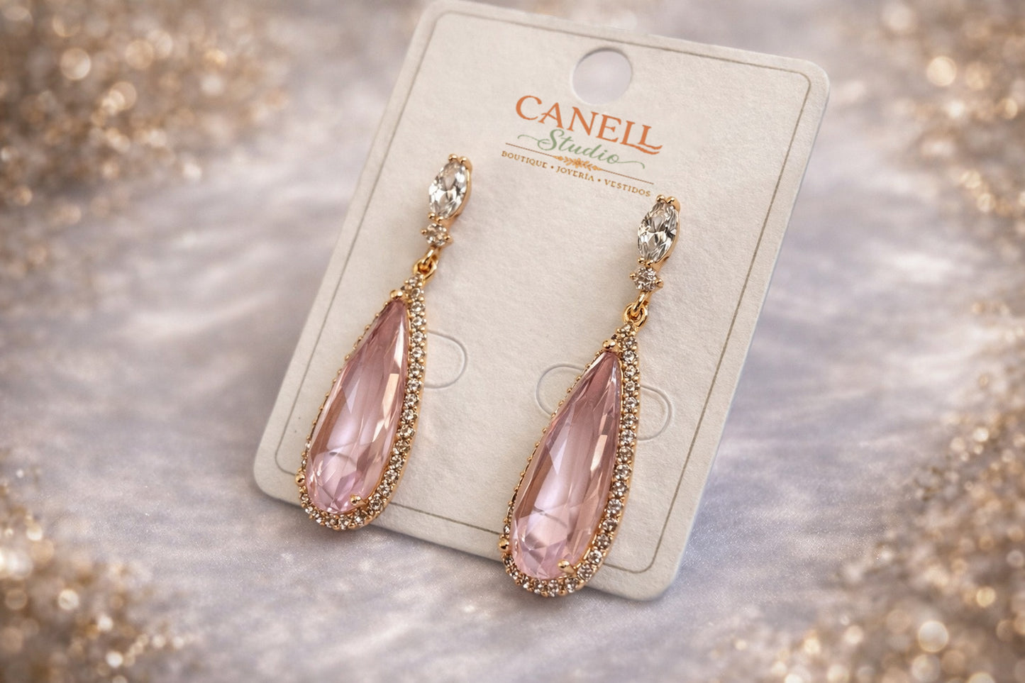 Arete Pink , Rodeado de Circones y punto de Luz